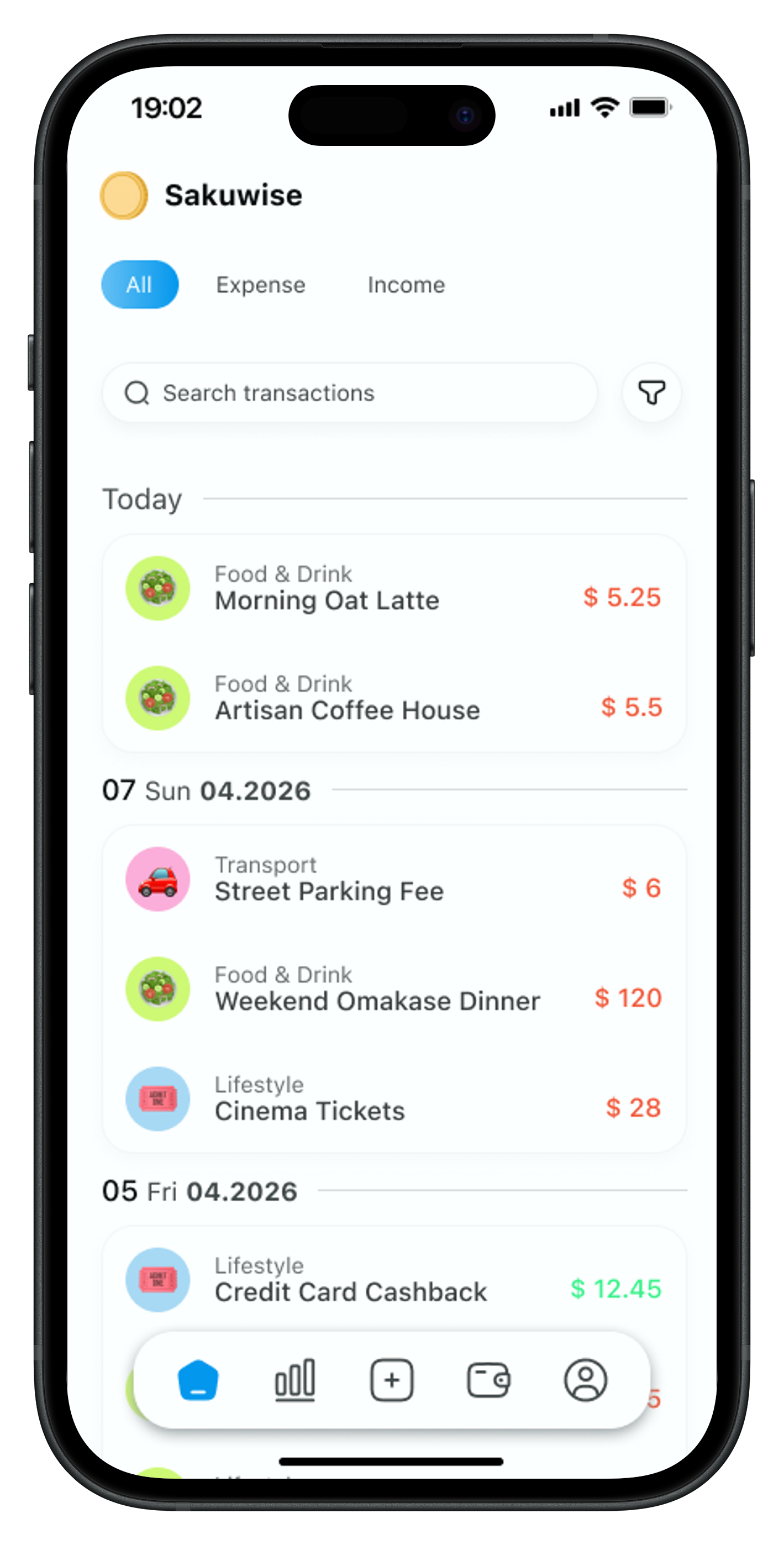 Track Income & Expenses